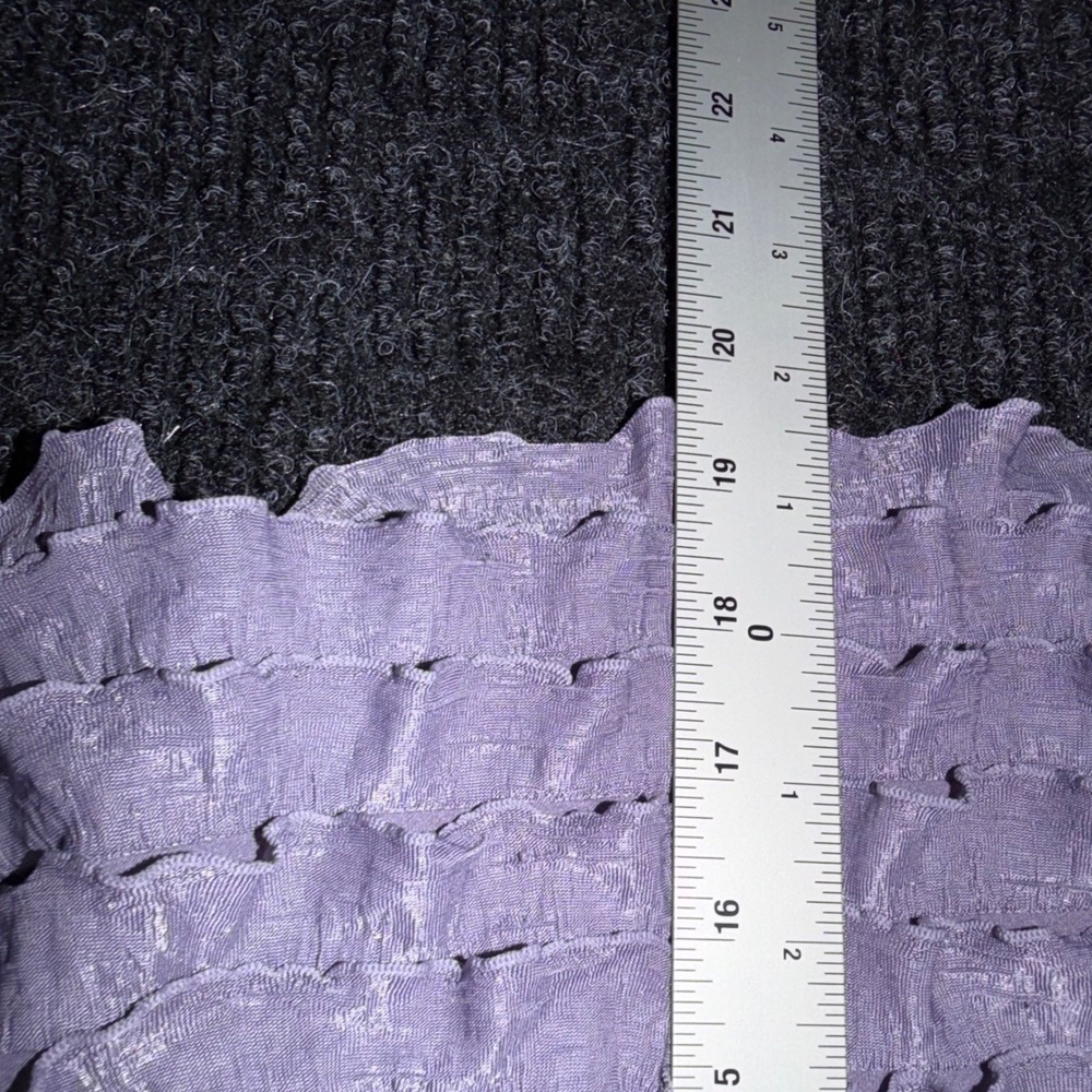 Vintage Charlotte Russe Lavender Purple Ruffle Strapless Tube Top Y2K Medium - Picture 5 of 10